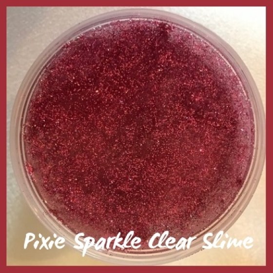 CLEA036 Pixie Sparkle Clear  Slime Sub Category Pic 